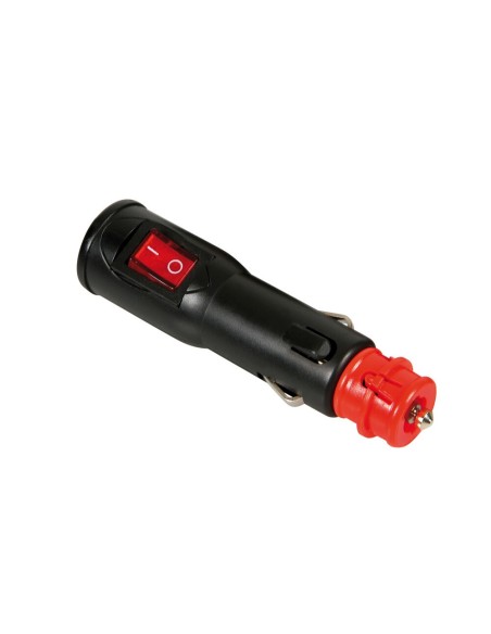 Spinotto universale per presa accendisigari 12 24V con interruttore on off