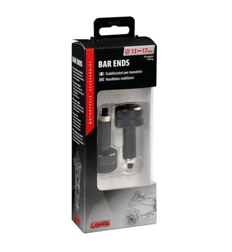 Stabilizzatori SU 3 manubrio moto universali nero 13 17mm