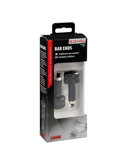 Stabilizzatori SU 3 manubrio moto universali nero 13 17mm