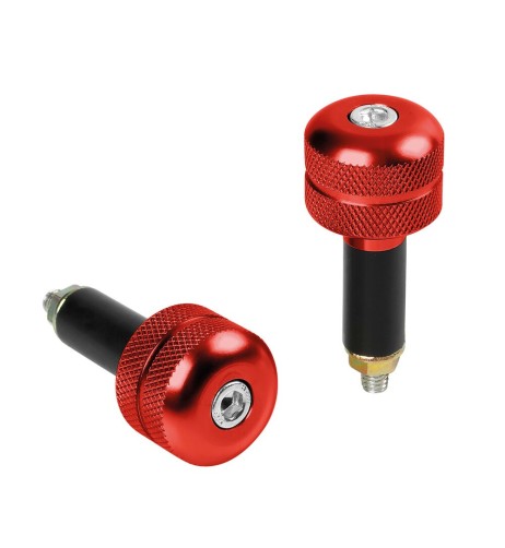 Stabilizzatori SU 3 manubrio moto universali rossi 13 17mm