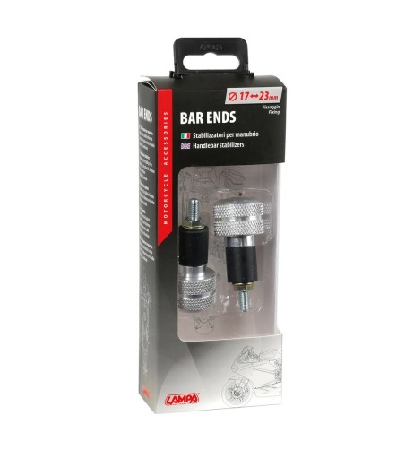 Stabilizzatori SU 4 manubrio moto universali alluminio 17 23mm