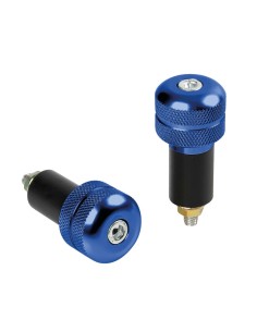 Stabilizzatori SU 4 manubrio moto universali blu 17 23mm
