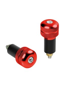 Stabilizzatori SU 4 manubrio moto universali rossi 17 23mm