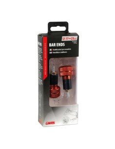 Stabilizzatori SU 4 manubrio moto universali rossi 17 23mm 2