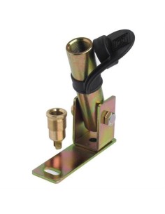 Staffa con perno e spinotto DIN per lampade rotanti attacco tubolare Fix 