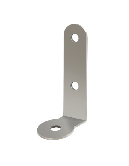 Staffa inox corta per antenna CB camion per Iveco Eurocargo con parasole