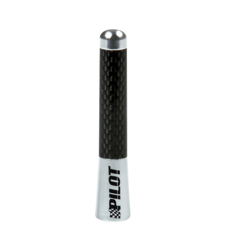Stelo antenna sportiva auto in carbonio 8cm Carbon 1