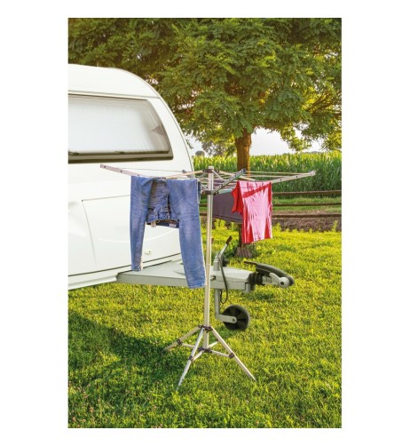 Stendibiancheria da esterno in alluminio anodizzato