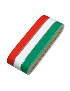 Striscia adesiva tricolore Italia in rotolo 5x500cm
