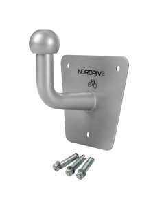 Supporto a parete universale per portabiciclette posteriori a gancio traino