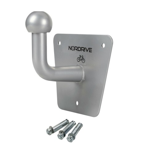 Supporto a parete universale per portabiciclette posteriori a gancio traino