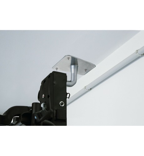 Supporto a parete universale per portabiciclette posteriori a gancio traino