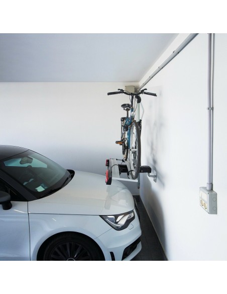 Supporto a parete universale per portabiciclette posteriori a gancio traino