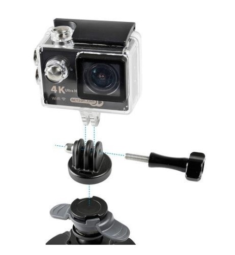 Supporto fisso fissaggio Action Cam per accessori Opti