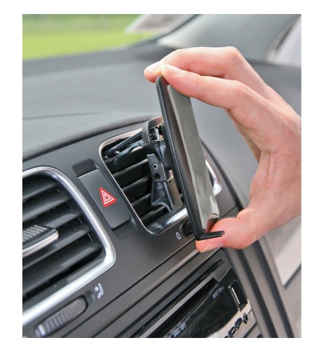 Supporto portatelefono a clip con gel adesivo auto camion camper 