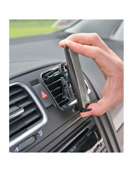 Supporto portatelefono a clip con gel adesivo auto camion camper 