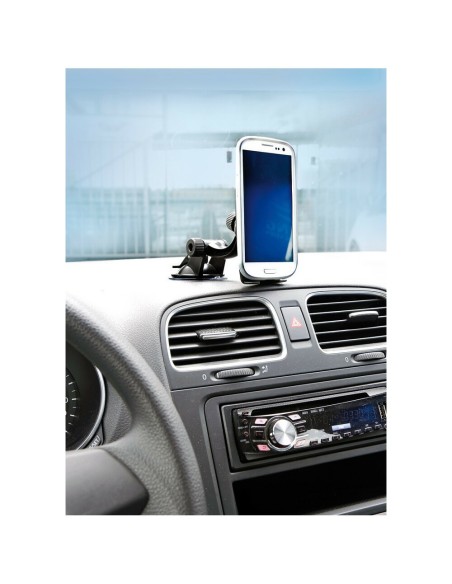 Supporto portatelefono a ventosa con gel adesivo auto camion camper 
