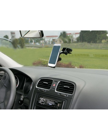 Supporto portatelefono a ventosa con gel adesivo auto camion camper 