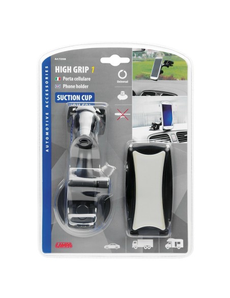 Supporto portatelefono a ventosa con gel adesivo auto camion camper 
