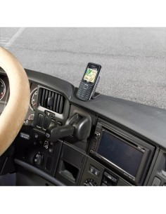 Supporto portatelefono magnetico in pelle naturale con base adesiva 2