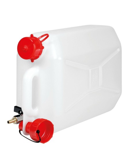 Tanica in polietilene con rubinetto in metallo uso orizzontale 10L