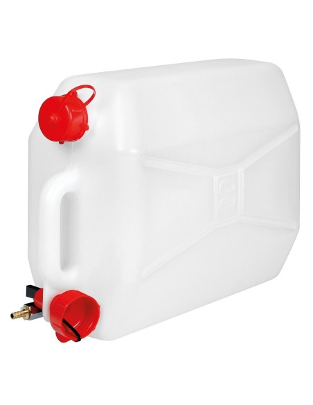 Tanica in polietilene con rubinetto in metallo uso orizzontale 20L