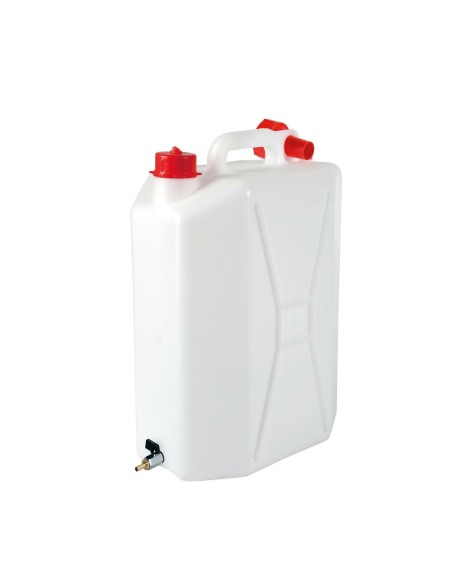 Tanica in polietilene con rubinetto in metallo uso verticale 15L