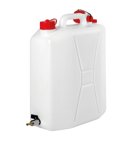 Tanica in polietilene con rubinetto in metallo uso verticale 20L