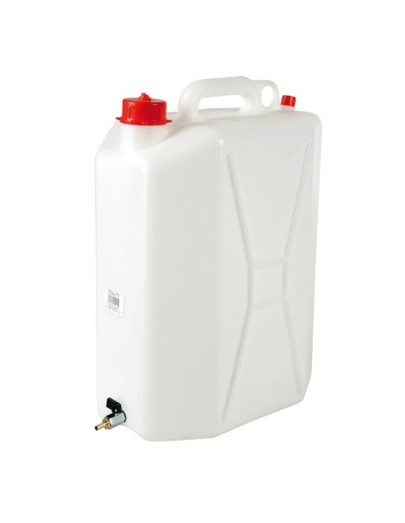 Tanica in polietilene con rubinetto in metallo uso verticale 25L