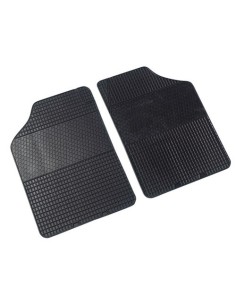 Tappetini tappeti auto anteriori in gomma bordo in rilievo 68x45cm