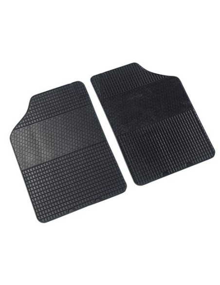 Tappetini tappeti auto anteriori in gomma bordo in rilievo 68x45cm