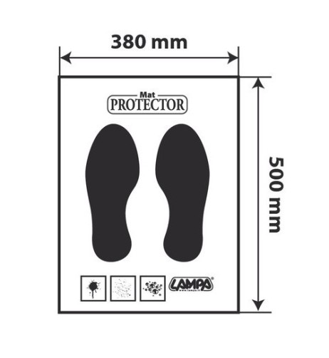 Tappetino salva moquette in carta dispenser 200pz meccanici carrozzieri