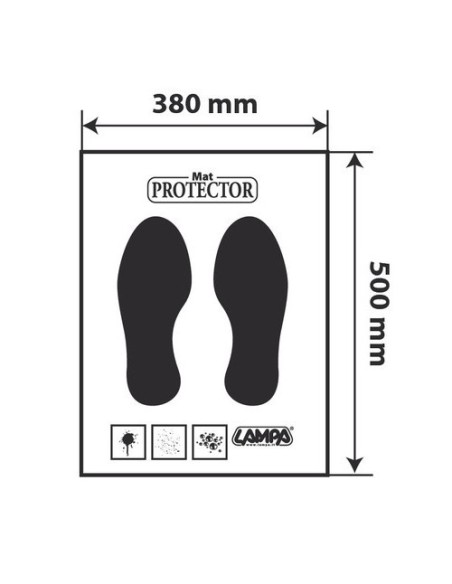 Tappetino salva moquette in carta dispenser 200pz meccanici carrozzieri