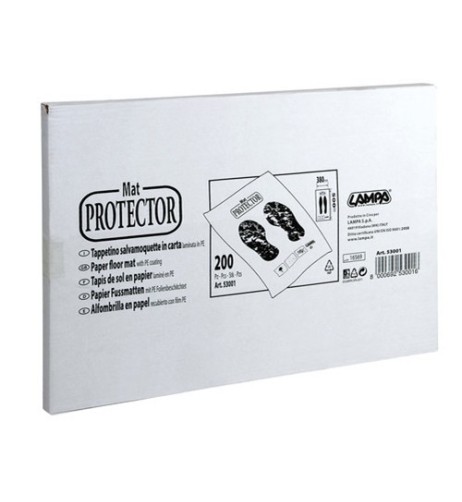 Tappetino salva moquette in carta dispenser 200pz meccanici carrozzieri