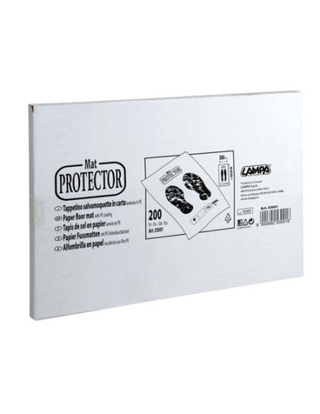 Tappetino salva moquette in carta dispenser 200pz meccanici carrozzieri