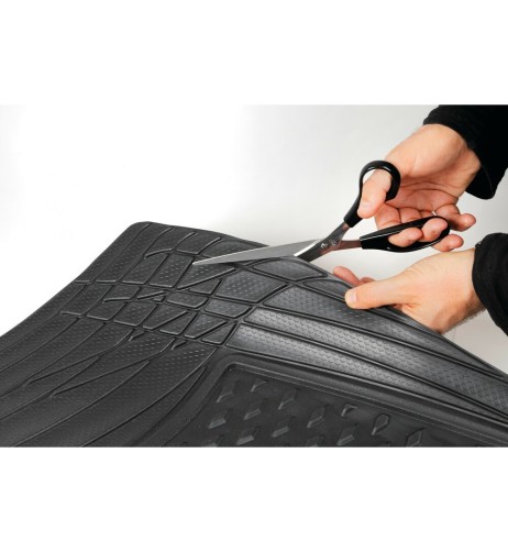 Tappeto baule universale in gomma ecologica ritagliabile 140x112cm