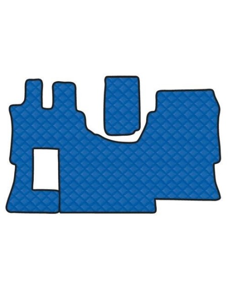 Tappeto camion similpelle Blu Mercedes Actros MP4 MP5 Allestimento Star