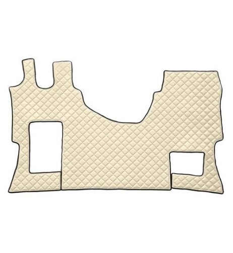 Tappeto camion similpelle imbottito Beige Mercedes Actros MP4 MP5 sed pi