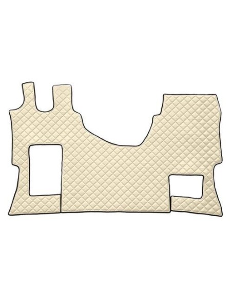 Tappeto camion similpelle imbottito Beige Mercedes Actros MP4 MP5 sed pi