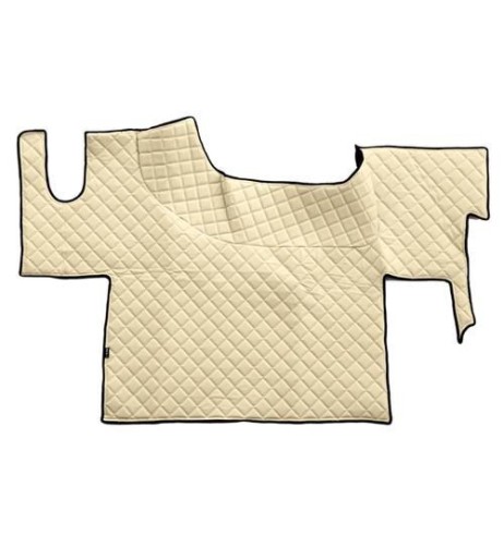 Tappeto camion similpelle imbottito Beige Renault T senza tunnel