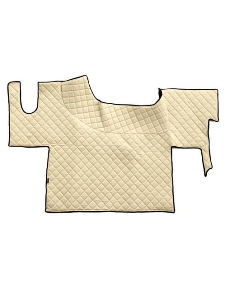 Tappeto camion similpelle imbottito Beige Renault T senza tunnel