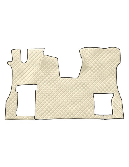 Tappeto camion similpelle imbottito Beige Scania S no tunnel pieghev dal