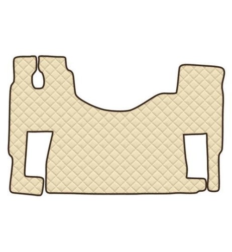 Tappeto camion similpelle imbottito Beige Mercedes Actros MP2 MP3 sedile ro