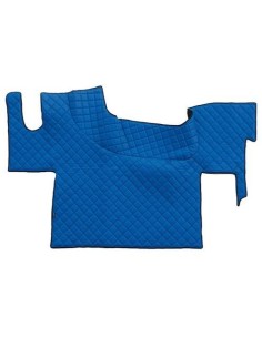 Tappeto camion similpelle imbottito Blu Renault T senza tunnel