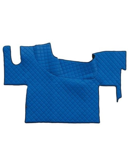 Tappeto camion similpelle imbottito Blu Renault T senza tunnel