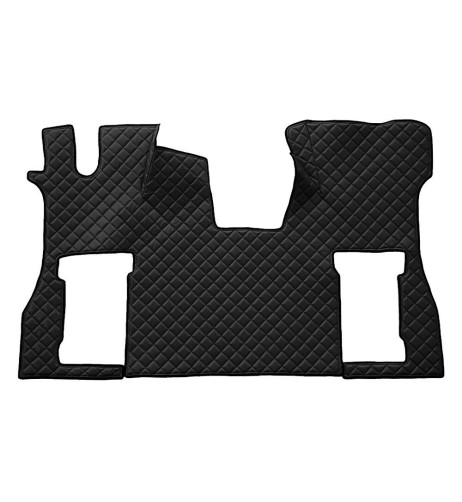 Tappeto camion similpelle imbottito Nero Scania S no tunnel pneum dal 2