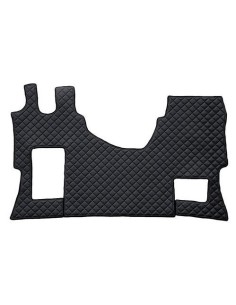 Tappeto camion similpelle imbottito Nero Mercedes Actros MP4 MP5 sed pie