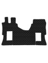 Tappeto camion similpelle imbottito Nero Mercedes Actros MP4 MP5 No tunnel