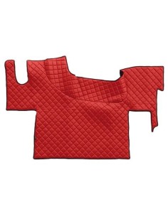 Tappeto camion similpelle imbottito Rosso Renault T senza tunnel