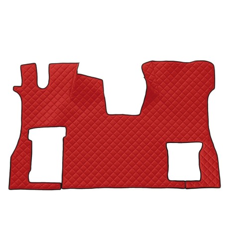 Tappeto camion similpelle imbottito Rosso Scania S no tunnel pieghev dal